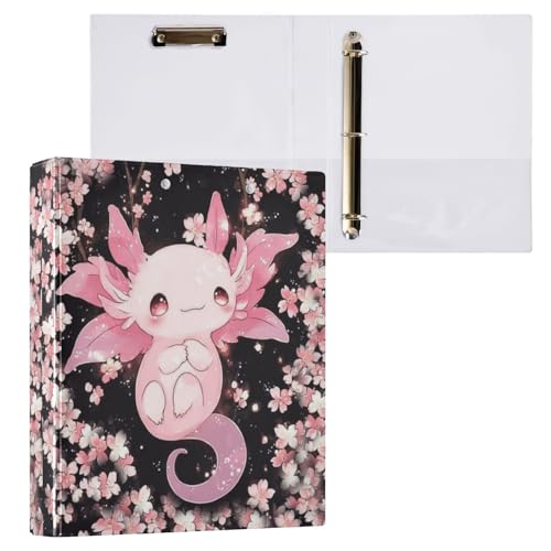Classeur à 3 anneaux Axolotl de 3,8 cm pour ranger les feuilles volantes au bureau