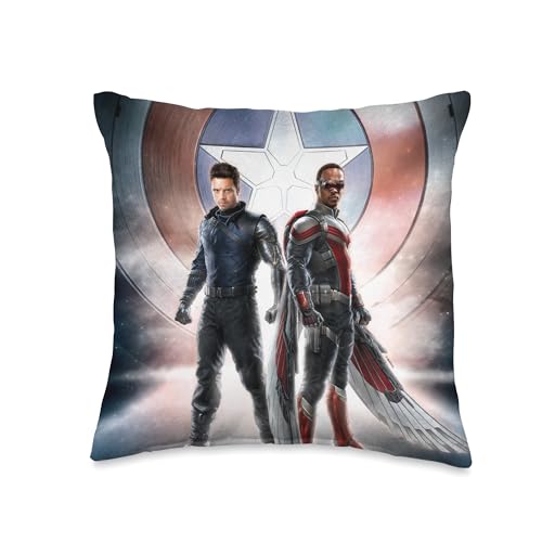 Coussin Captain America Marvel fatigue lombaire soulagée déco salon Falcon Winter Soldier - 2