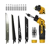 TOOLAN: 16-In-1 Multi Blades Hand Saw With Screw Driver. For Cut Wood, Metel, Plastic, Sheetrock, Dry Wall Saw, Plywood, Sheetrock Saw. Portable Hand Saw, Screw Driver