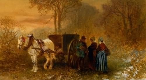 Tableaux mural sur toile Charles Rochussen 60x90cm art classique salon