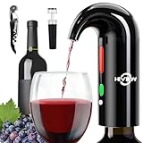 Electric Wine Aerator,Wine dispenser,Aeration and Decanter Wine Pourer,Red White Wine Accessories,Wine Gifts -Black