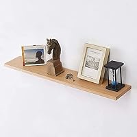 機能性と美しさを兼ね備えた天然木製ウォールシェルフ Amazon｜myoseya ウォールシェルフ 木製壁棚 壁付け棚 壁かけ棚 飾棚