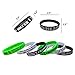CupaPlay 24 PCS Soccer Motivational Silicone Wristband - Personalized Rubber Bracelets - Sports Prizes -Birthday Party Goodie Bag Stuffers - Carnival/Events/Teacher