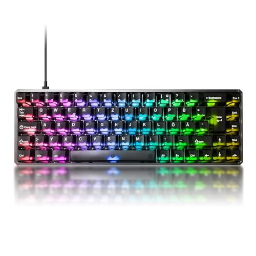 Teclado al 65% ISO-DE MOD68 HE para optimizar el espacio de tu escritorio gaming compacto