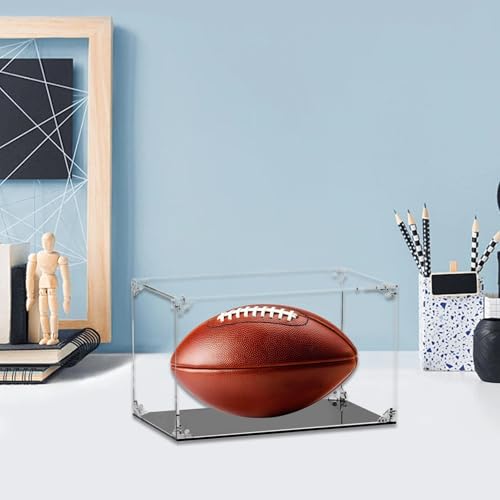 Étui de football signé en acrylique transparent pour la protection de ballon