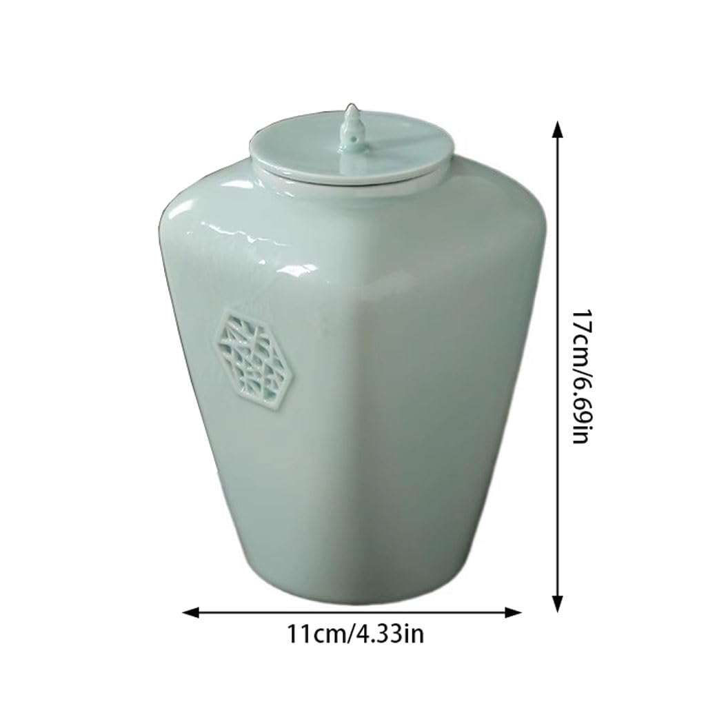 ULTRAWAVE Herbata Puszki Ceramiczne puszki na herbatę, duże uszczelnione puszki na herbatę, puszki na herbatę domową, puszki do przechowywania żywności do gotowania słoik do przechowywania herbaty