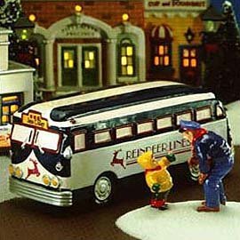Dept. 56 A Ride on the Reindeer Lines by Department 56