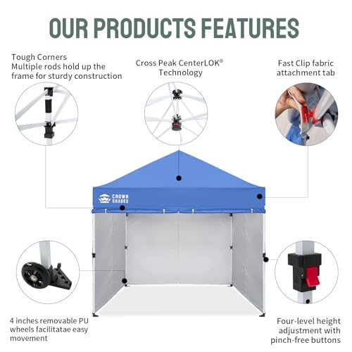 CROWN SHADES 10x10 Pop Up Canopy