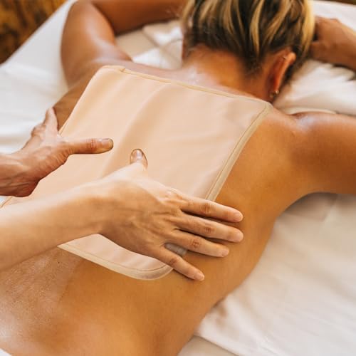 Beaupretty Envoltório De Óleo De Mamona Reutilizável Toalha De Pano De Óleo De Mamona Calmante Compr