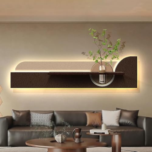 3D Art Decoration Painting Horizontal Layout,47.5x12in 59x14in Faux Green Plant