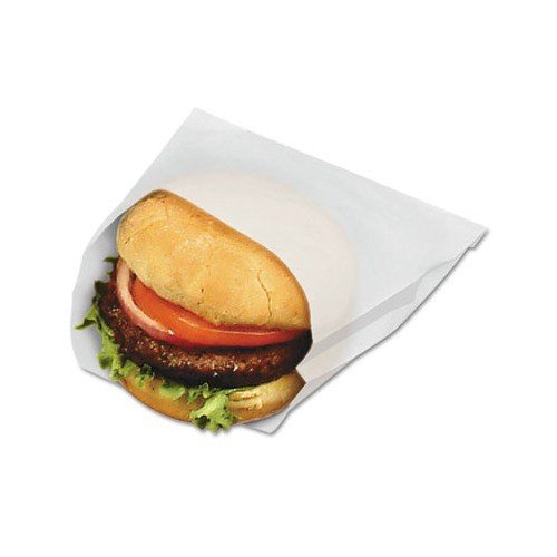 Papercon OpenTop GreaseResistant Sandwich Bags, 6" x 3/4