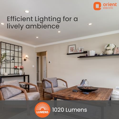 Image of Orient Electric Moonlite 12W LED Ceiling Light | 6500K, Cool White Light | Round Recessed Ceiling LED Light | Suited for 3 inch Junction Box | Pack of 20