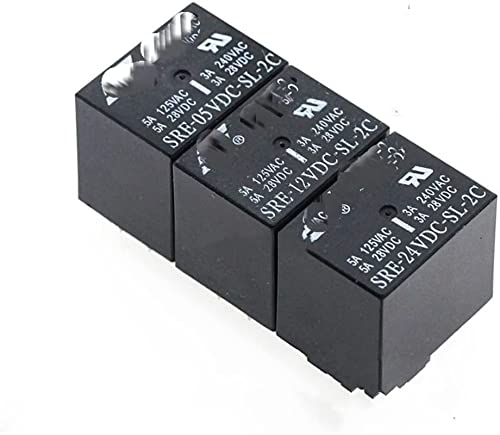 Relé 5VDC de 8 pines JCAKES con conversión de 2 grupos y capacidad de 3A 240V