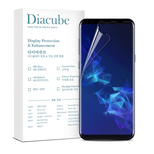 Protection d'écran flexible TPU premium pour Samsung Galaxy S9, clarté HD absolue