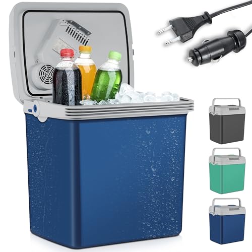 TOM 2in1 XXL Kühlbox 32l Brutto – elektrische Kühlbox – 230V & 12V...