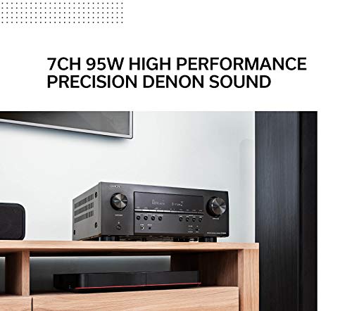 DENON Receptor AVR-S950H, 7,2 canais (185WX7) - Home Theater 4K Ultra HD (2019) | Streaming de músic