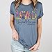 Love in Faith | Loved Beyond Measure Short Sleeve | Christian T-Shirts for Women | Faith-Based Apparel | Christian Gifts (US, Alpha, X-Large, Regular, Regular, Heather Slate)