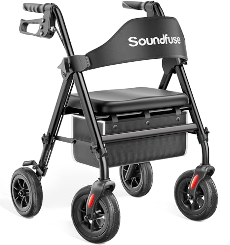 Soundfuse (�T�E���h�q���[�Y) ����җp���s�� �V�[�g�t�� �܂肽���ݎ��y�ʃ��[�����O�E�H�[�J�[ 8�C���`�̑傫�ȃS���z�C�[���t�� �l�ԍH�w�Ɋ�Â����V�[�g �f���A����������