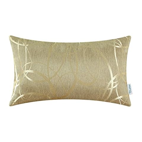 CaliTime Modern Geometric Cushion Cover Cover