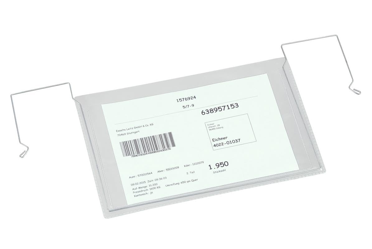 Eichner Drahtbügeltasche A5 quer ohne Klappe 10 Stk