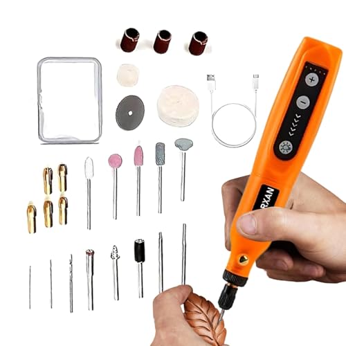 Jewelry Making Engraving Machines & Tools,Portable Engraving Tool - Rotary Engraver Pen Beginner Friendly Design for Jewelry Wood Metal Stone