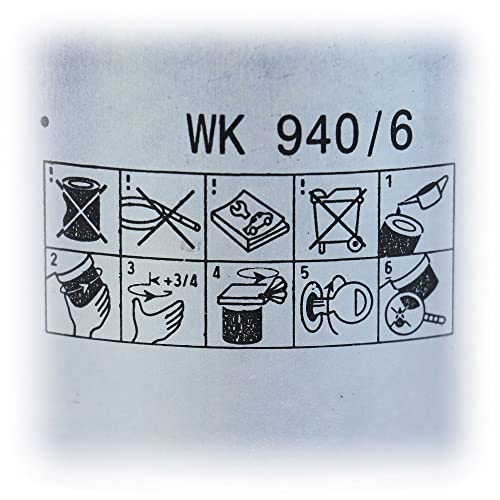 Filtro Carburante MANN-FILTER Wk 940/6 X - 4