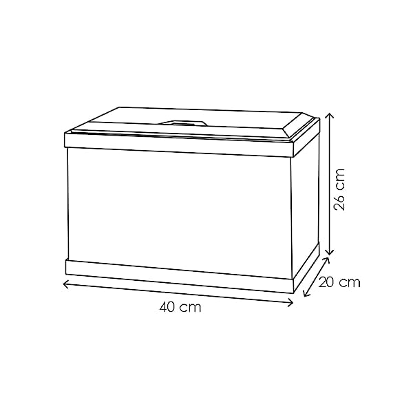Ciano Aqua 20 Classic Aquarium Fish Tank - White - Image 3