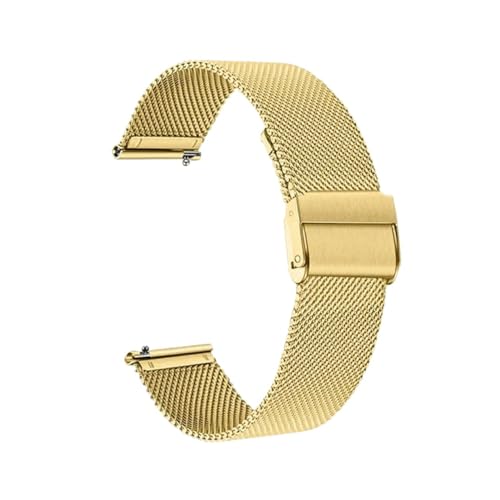 20mm �~���l�[�[ �E�H�b�`�o���h �ɓK������Samsung Galaxy Watch 4 40mm /44mm 4 Classic 42mm /46mm ���X�g�o���h�ɓK��(Gold,For galaxy Watch 4 Classic 46mm)