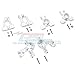 GPM Alum Front C-Hubs + Front & Rear Knuckle Arms Silver : 1/10 Kraton 4S BLX