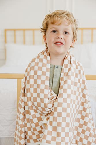 Image of Copper Pearl 3-Layer Baby Blanket: Soft Baby Quilts for Boys and Girls | Breathable, Cozy, Toddler Blanket | Baby Quilt for Newborns | 46x46 Premium Polyester /Rayon | Vance