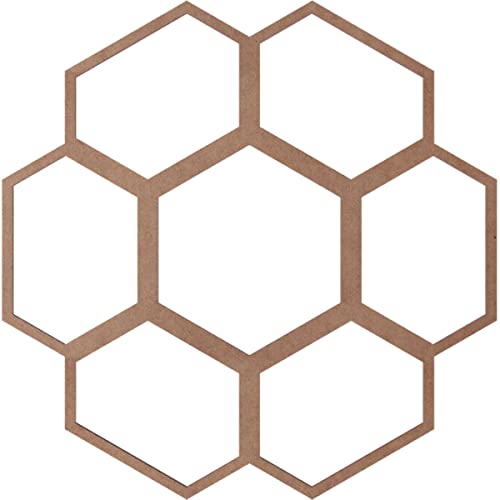 Image of Ekena Millwork 20 inchOD x 7 inchID x 3 /8 inchT Florin Wood Fretwork Pierced Ceiling Medallion, Wood (Paint Grade)