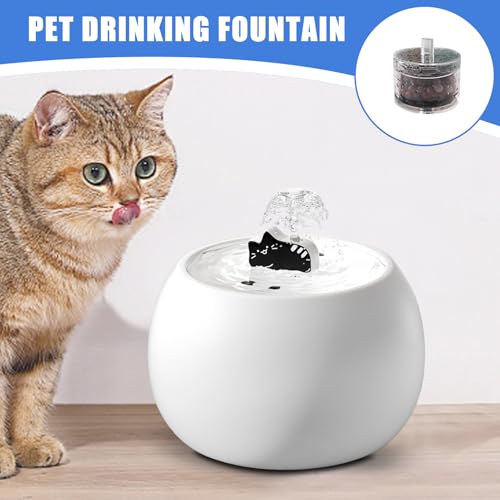 Fontaine à eau pour chats électrique avec capteur 3D rechargeable