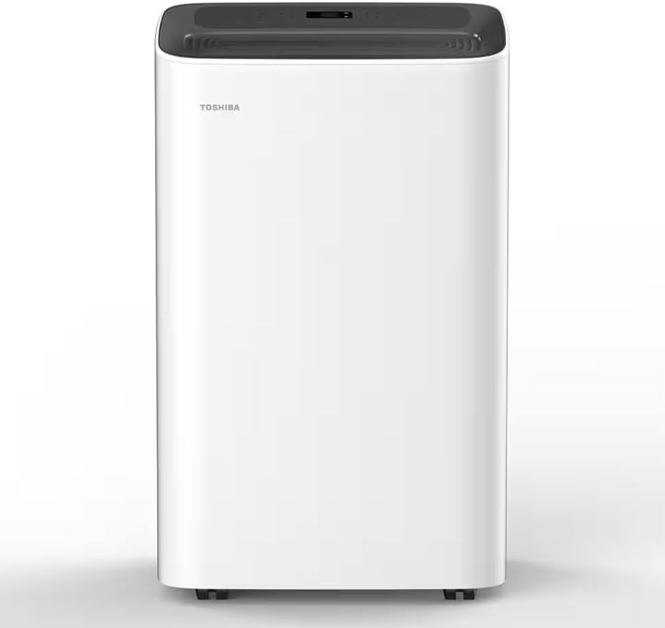 Product image of Toshiba PX0811CWRUFR 8,000 BTU (12,000 BTU ASHRAE) 115-Volt Smart Wi-Fi Portable AC, Cools & Dehumidifies Up To 350 Sq. Ft. - Certified Refurbished