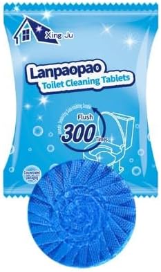 ARCHYSAMOS Tabletas limpiadoras de inodoros de gel azul, removedor de manchas de anillo de agua dura, eliminador de olores, limpieza y desodorante