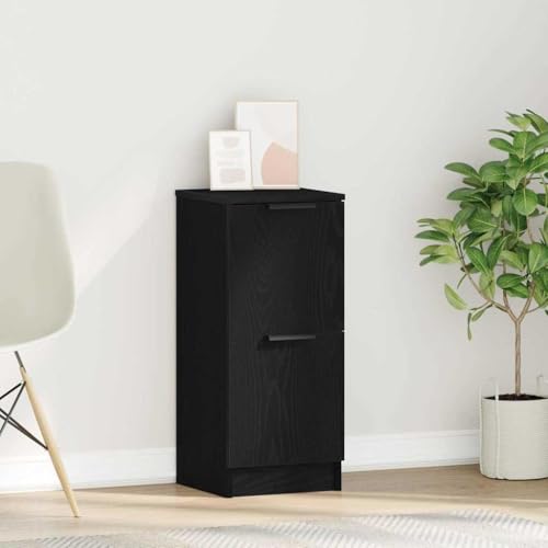 Genérico Vitrina Roble Negro 30 x 30 x 70 cm...