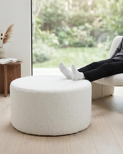 Xinyvee Taburete grande redondo de 70 cm