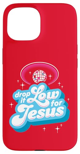 Coque iPhone 15 Drop it Low pour Jésus - Accessoire Téléphone Humour
