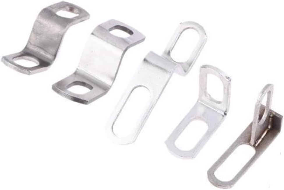 Z/L-Shaped Motorcycle Exhausts Pipe Clamps Exhaust Bracket Stainless Steel Fixed(ABC)