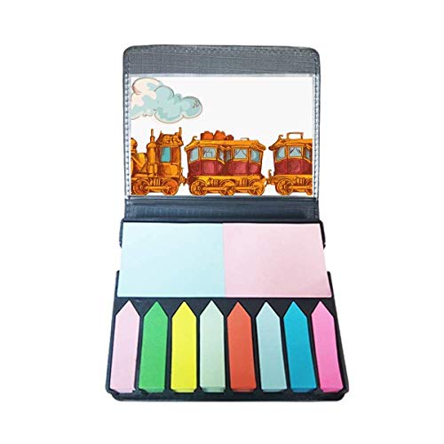 Marque page train de dessin anime autocollant note culture Grande-Bretagne