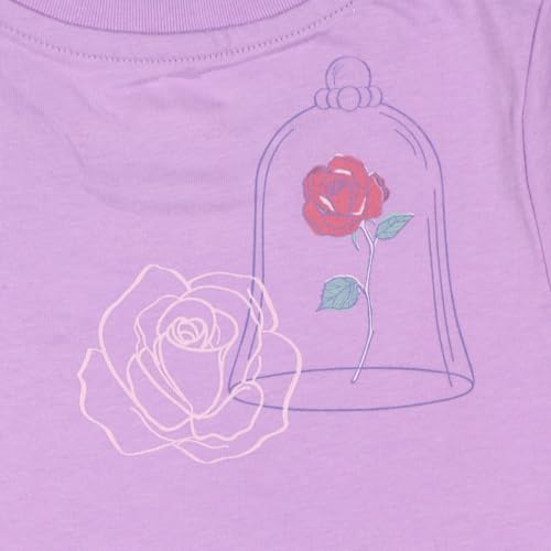 Disney Princess Girls' Belle Enchantment Awaits Graphic Print Kids T-Shirt3