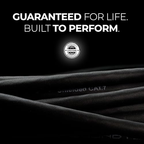 Cable SuperCAT 7 Shielded EtherCON 3 pies negro miniatura 5