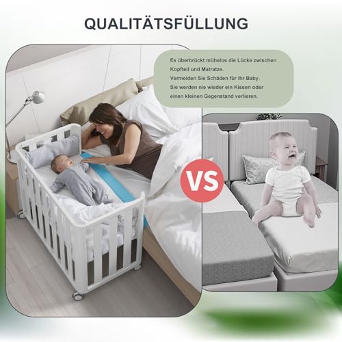 EXZFW Benutzerdefinierte Bettlückenfüller Matratzenverlängerung Matratzenkeil Nach Maß Lückenfüller Matratze Matratzenfüllkissen Langbett Lückenfüller für Einzel/Doppel/Kingsize Betten,Liebesbrücken