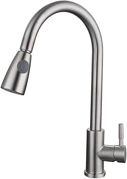 Mixer Tap, Brass Kitchen Faucet Water Tap Mixer Sink Kitchen Tap Drawer Kitchen Faucet - Short/Short Comfortable anniversary
