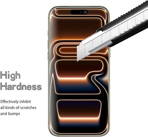 Image of FabeKee Tempered Glass Screen Protector Compatible For Black Cellphone With Edge To Edge Coverage And Easy Installation Kit (Transparent, iPhone 17 Air)