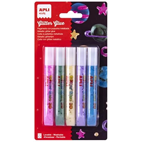 APLI Kids Colle à Paillettes 3D Cover