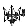 YFQHDD Universele microfoon Shock Mount Verstelbare cliphouder Stand Opnamebeugel Geschikt voor vele soorten microfoons…