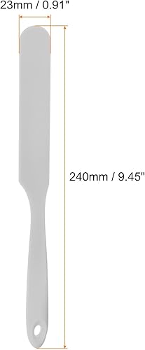 Miniatura 2 de HARFINGTON 2 espátulas de silicona raspadoras de 9.45 pulgadas, reutilizables, antiadherentes, flexibles, para resina epoxi, pintura líquida,