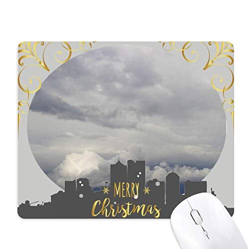 Tapis de souris la nuit de noël grand format en caoutchouc, idée cadeau originale