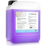 Hygiene King Grünbelagentferner Steinreiniger Fassadenreiniger | hocheffizient | 5 L | Nutzbar für Steine, Dächer, Fassaden, Terassen, Grabsteine, Algen UVM.