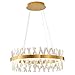 BETHEL INTERNATIONAL FT52C26G 1-Light LED Chandelier Gold